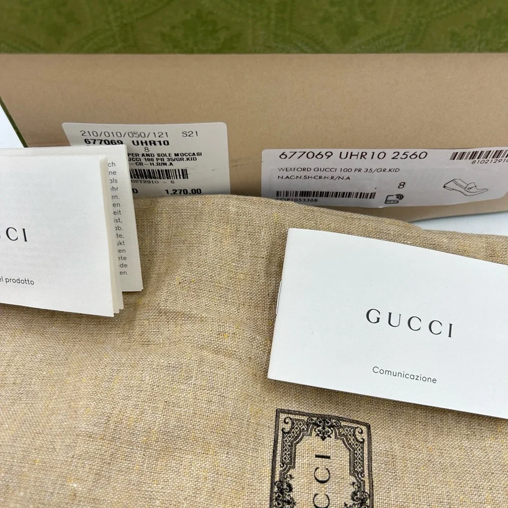 Men's Gucci, Jordaan 100th anniversary horse bit loafer size 8 fits 9 US - Picture 5 of 12